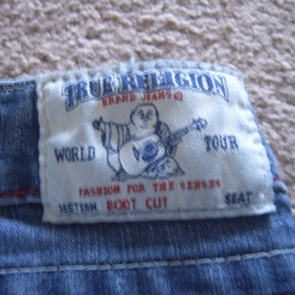 Like New Excellent Condition True Religion Women Jeans sz 26 Made in USA - Picture 4 of 5